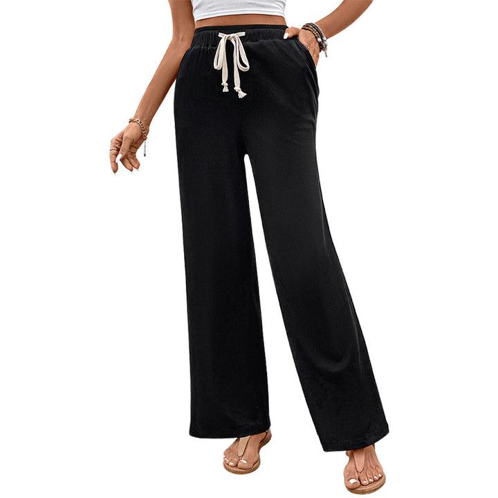 Damen Palazzo-Hose mit elastischem Bund und seitlichen Eingrifftaschen Drune
