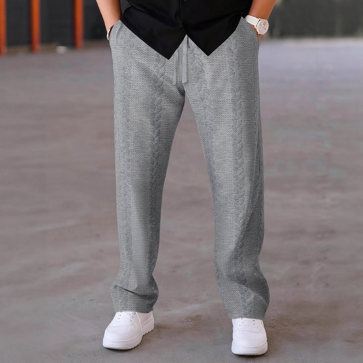 Herren modische Freizeithose mit innovativem Strukturdesign Drune