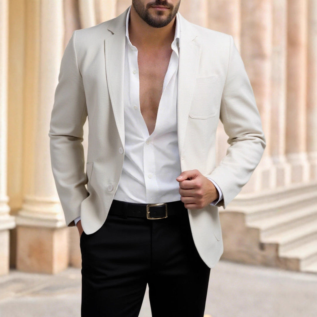 Herren eleganter Blazer mit modernem Schnitt Drune