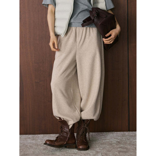 Damen bequeme Chino-Hose mit hohem Bund und lässigem Schnitt Drune