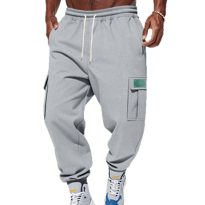 Herren nan Cargo Joggerhose mit elastischem Bund und seitlichen Utility-Taschen Drune