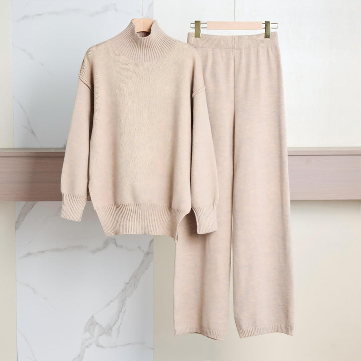Damen Cozy Loungewear Set aus weichem Strick Drune