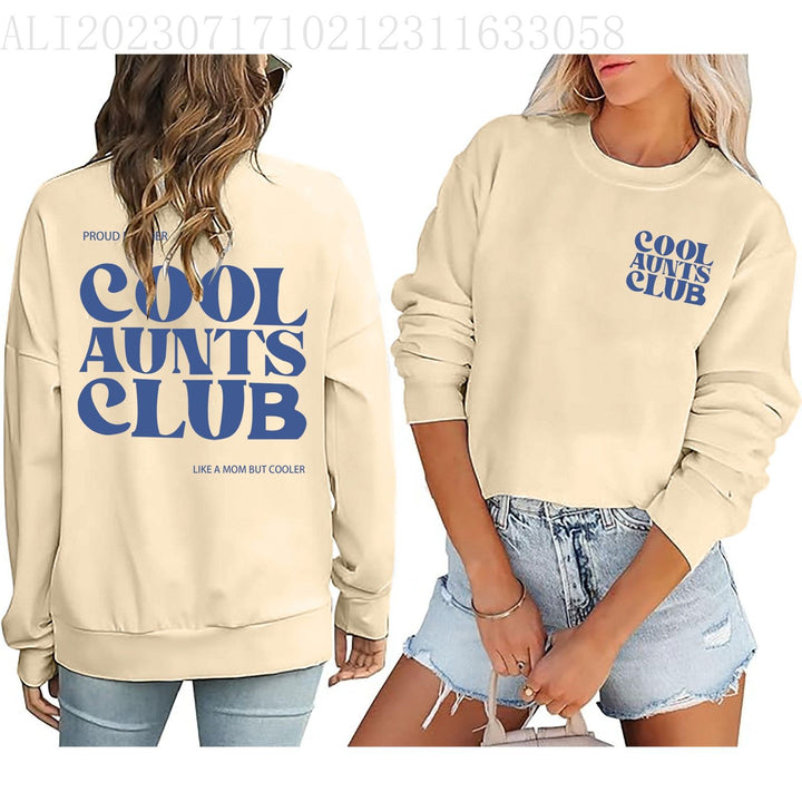 Damen Sweatshirt mit coolem Club-Motiv Drune