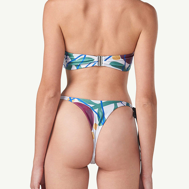 Damen Bandeau-Bikini mit stilvollem Bindesystem Drune