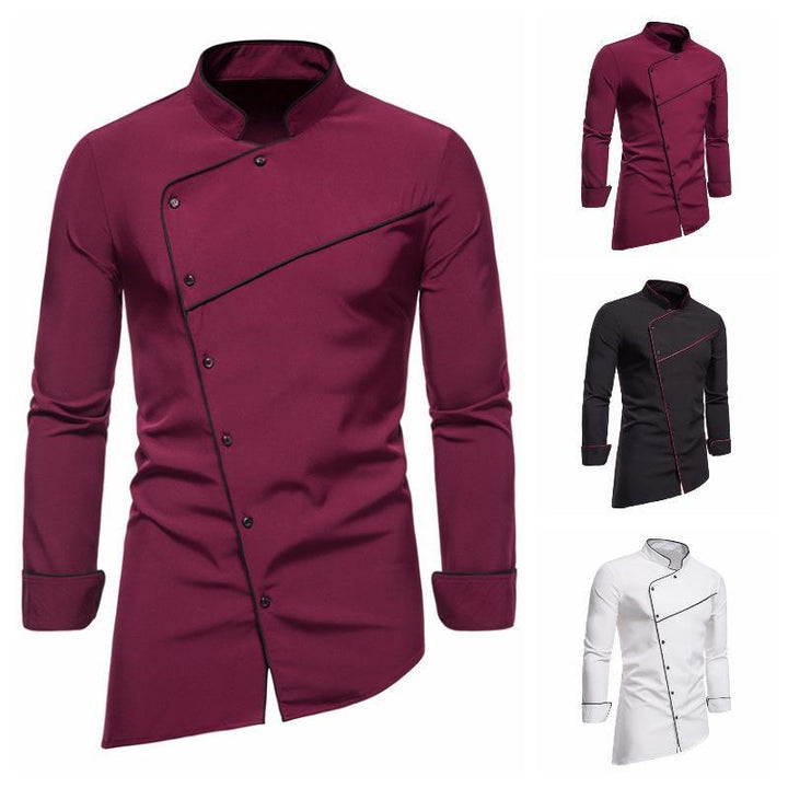Herren Kochjacke mit edlen Kontrasten und hochwertiger Verarbeitung Drune