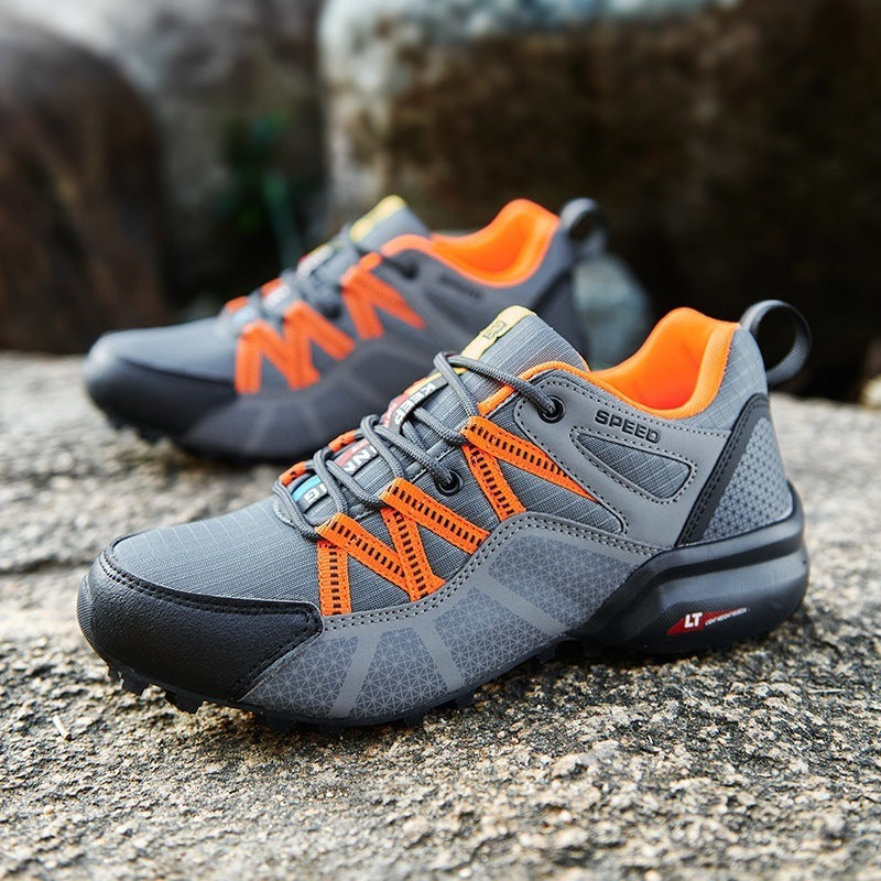 Herren nan robuster Trailrunning- und Outdoor-Sneaker mit griffiger Multiterrain-Profilsohle, verstärkter Zehenkappe und Bungee-Schnürung Drune