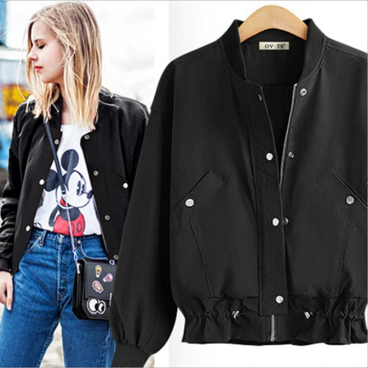 Damen Freizeitjacke mit elastischem Bund und praktischen Taschen Drune