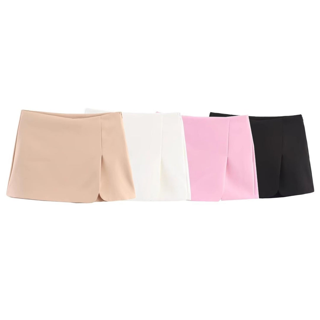 Damen Minirock mit exklusivem Schnitt und eleganter Drapierung Drune