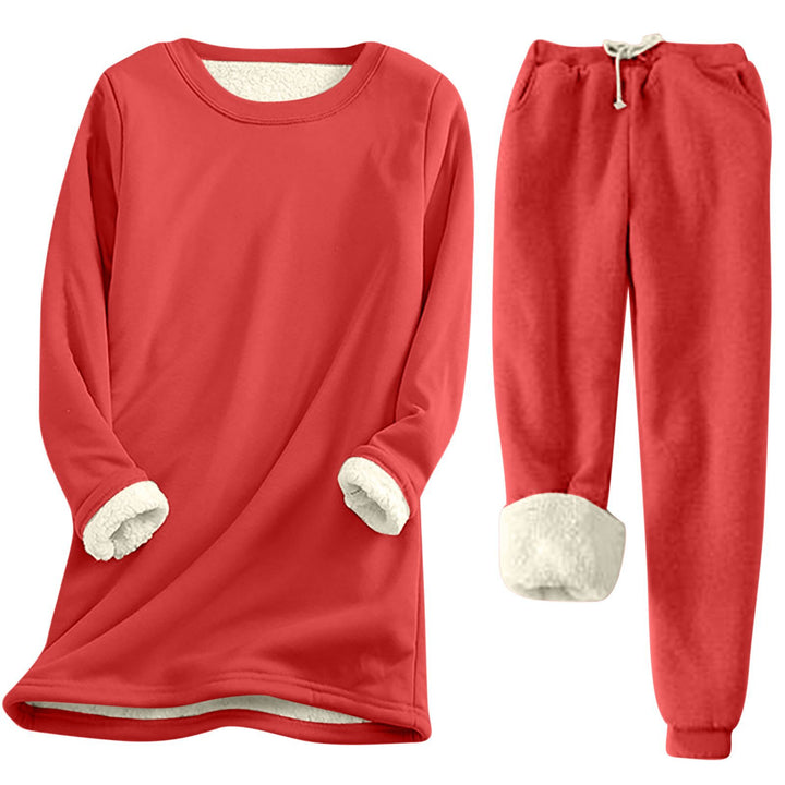 Damen Freizeit Sweatshirt-Set mit kuscheligem Innenfutter und lässiger Passform Drune