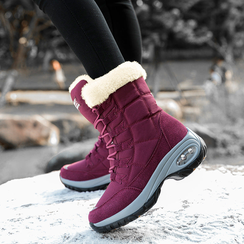 Damen Winter-Trekkinstiefel mit isolierender und rutschfester Sohlenkonstruktion Drune