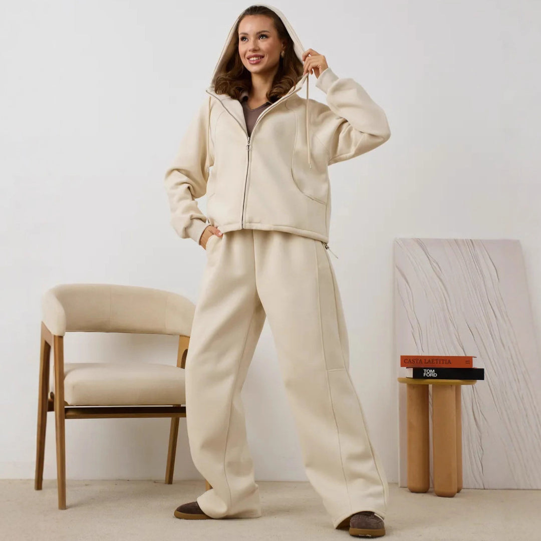Damen hochwertige Kapuzenjacke mit frischem Design Drune