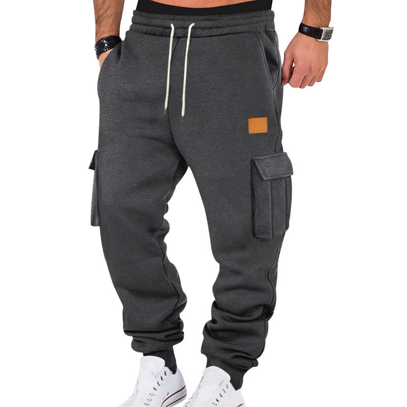 Herren Cargo-Jogginghose mit praktischen Seitentaschen und elastischem Bund Drune