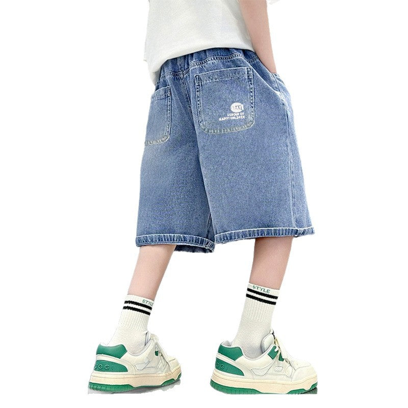 Jungen lässige Denim-Shorts im modernen Stil Drune