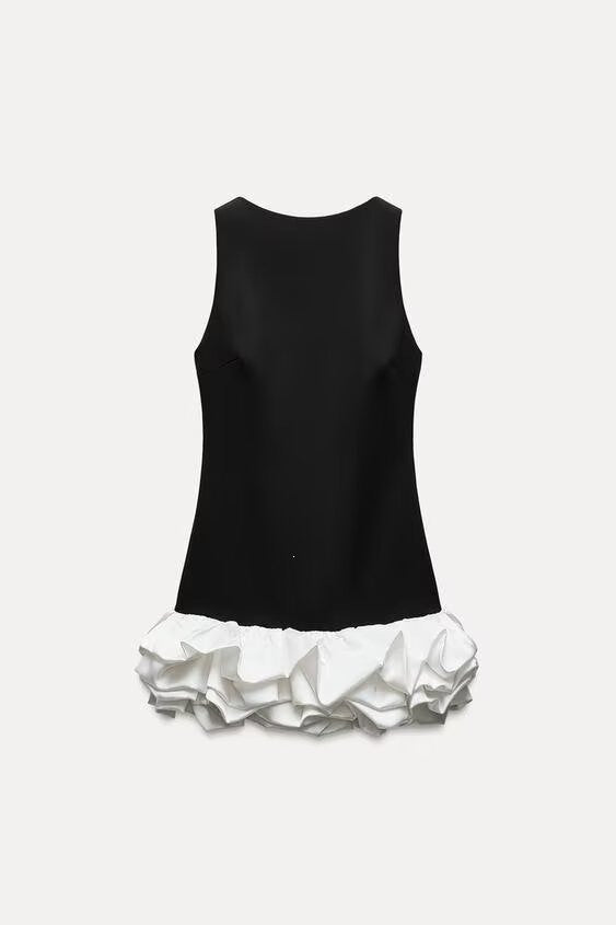 Damen Badeanzug mit voluminösem Rüschenrock Drune