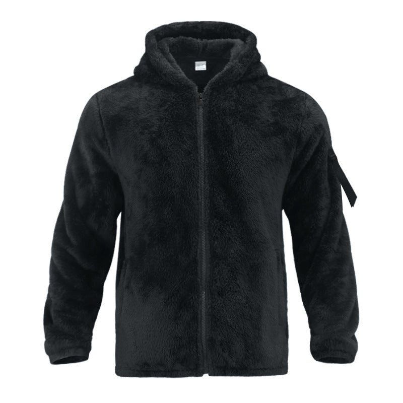Herren Bequeme Fleecejacke mit hohem Kragen und praktischen Taschen Drune