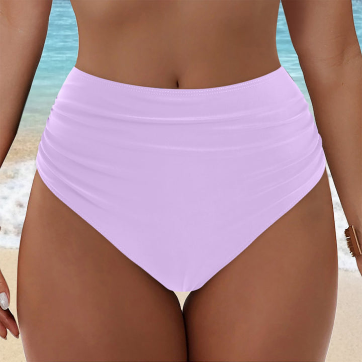 Damen Hochgeschnittenes Bikini-Höschen mit Rüschendetails Drune
