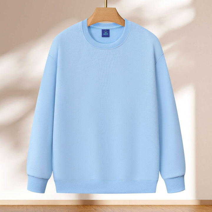 Damen lässiges Sweatshirt mit breiten Schultern und weichem Innenfutter Drune