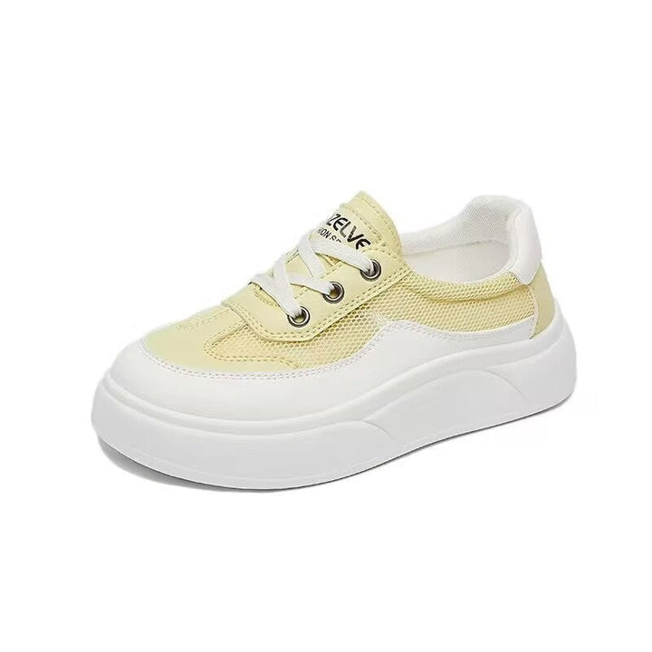 Damen Modische Chunky Sneaker mit atmungsaktivem Obermaterial und komfortabler Sohle Drune