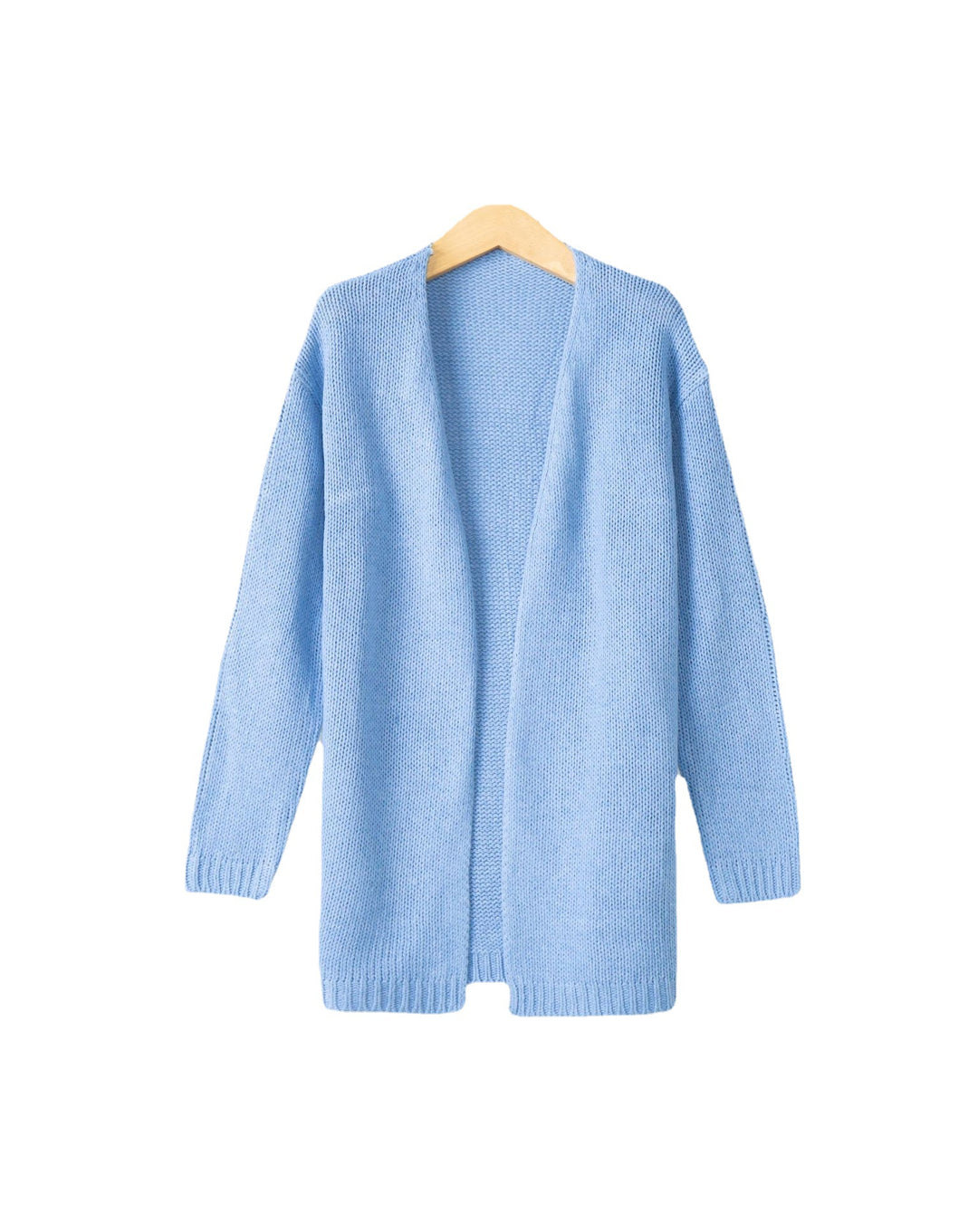 Damen Offene Strickjacke mit lässigem Schnitt und Taschen Drune
