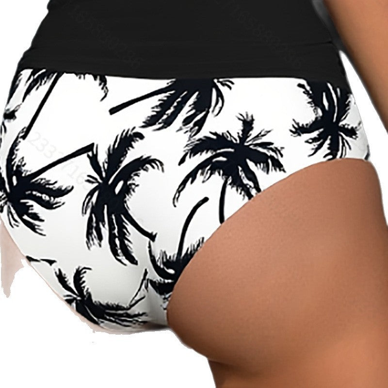 Damen Bandeau Tankini mit modischem Rüschendesign Drune