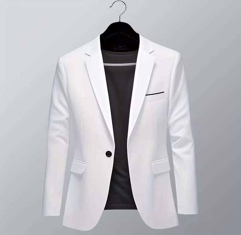 Herren nan taillierter Business-Sakko mit Stretchkomfort und modernem Revers Drune