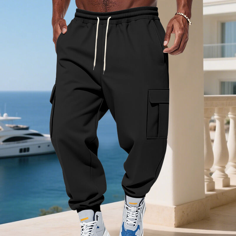 Herren Cargo-Hose mit elastischem Bund Drune