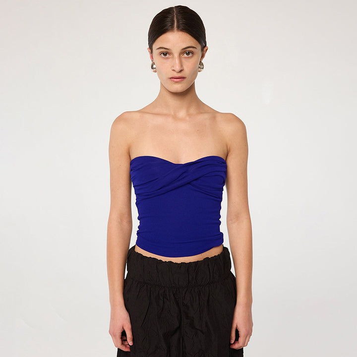 Damen Bandeau-Crop-Top Drune