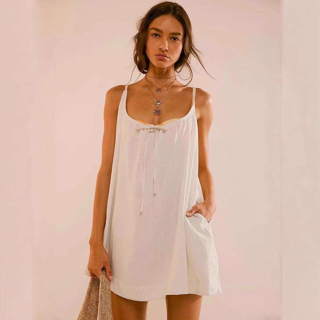 Damen lockeres Sommerkleid Drune