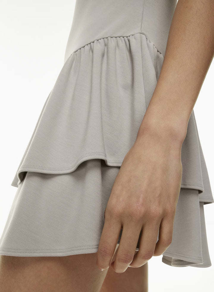 Damen lässiges Volantkleid mit elegantem Schnitt Drune