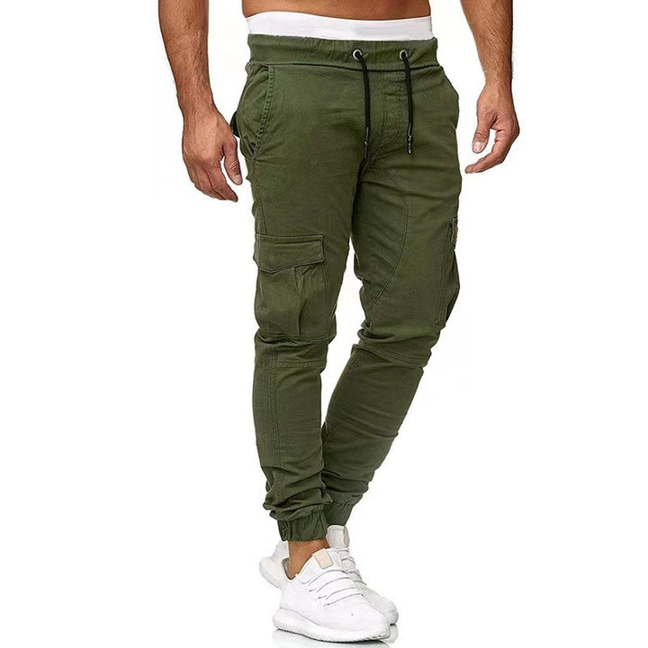 Herren nan taktische Cargo-Jogger mit Tunnelzug, elastischen Bündchen und Mehrfach-Taschen Drune