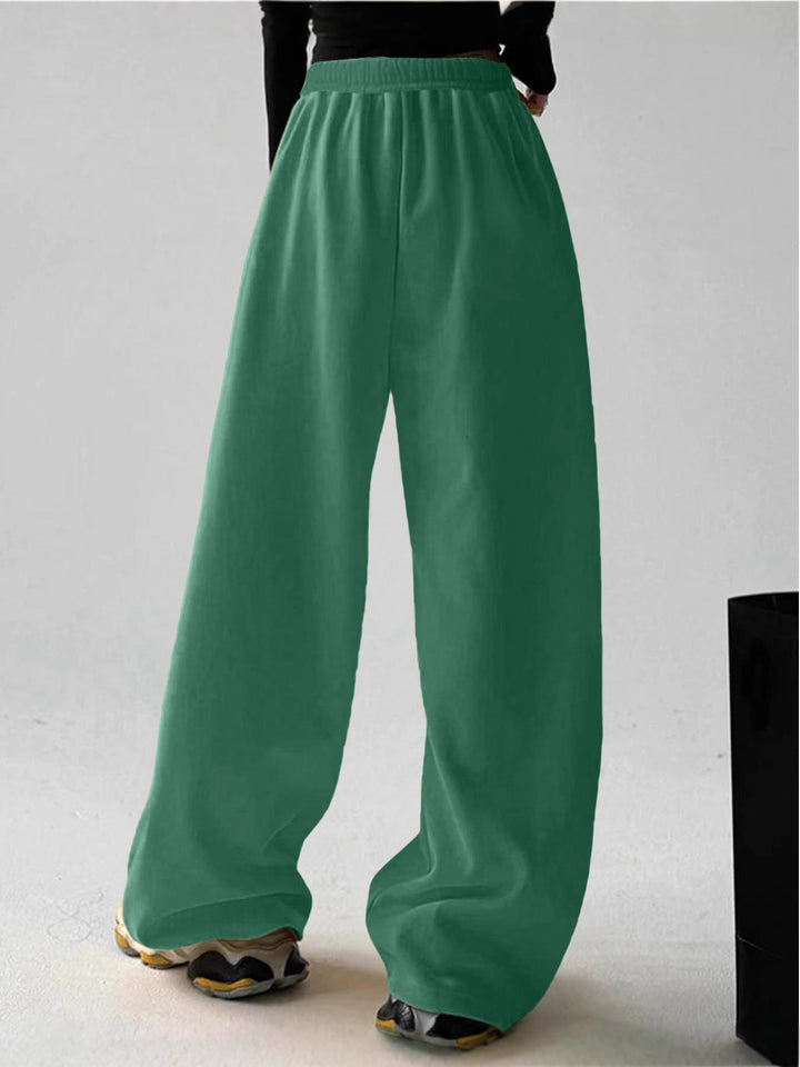 Damen Weite Freizeithose mit elastischem Bund und seitlichen Taschen Drune