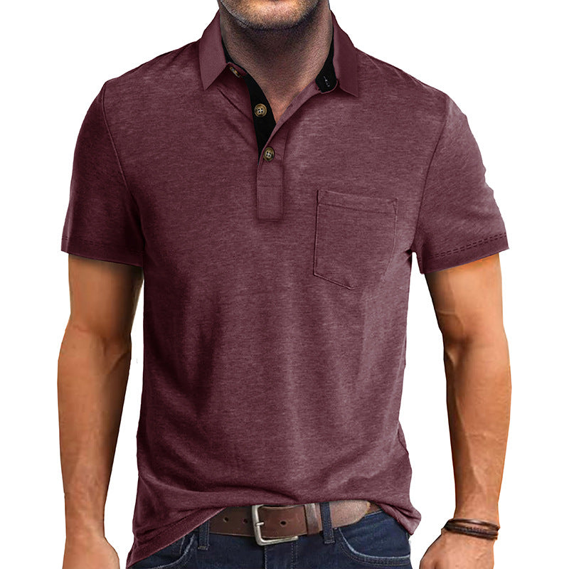 Herren Polo-Shirt mit modernen Designelementen Drune