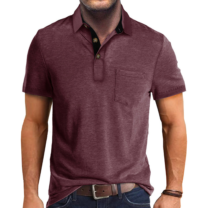Herren Polo-Shirt mit modernen Designelementen Drune