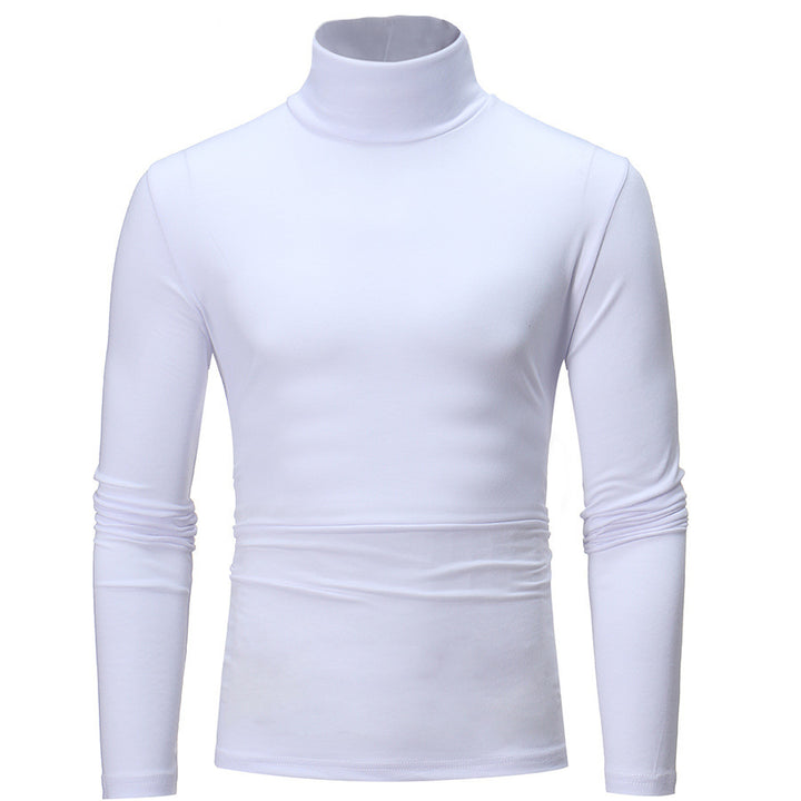 Herren eleganter Rollkragenpullover aus bequemen Stretchmaterial Drune