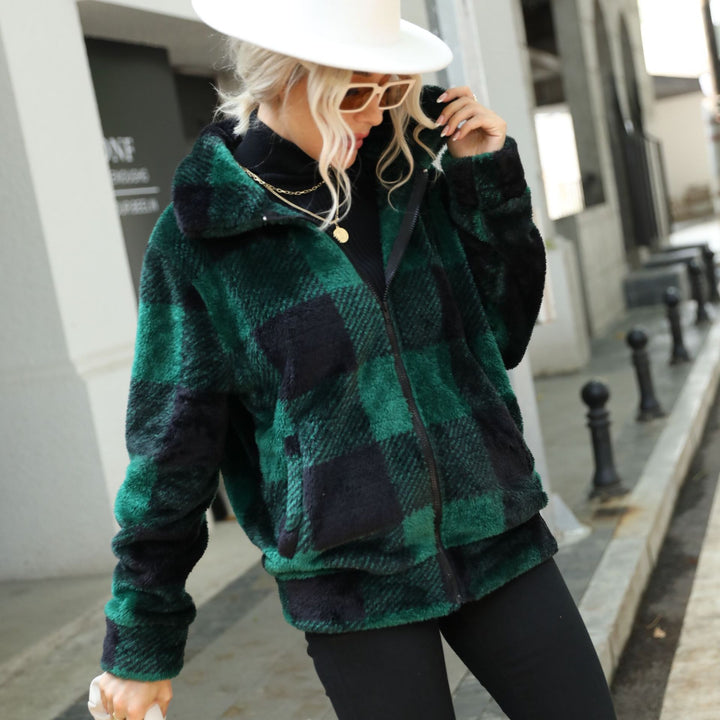Damen Kuschelige Flanelljacke Drune