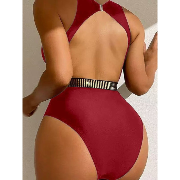 Damen Badeanzug mit Cut-Out Design und modischen Akzenten Drune