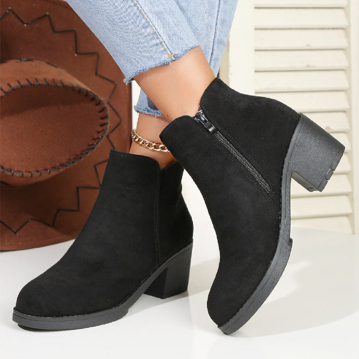 Drune | Stiefeletten Mit Blockabsatz