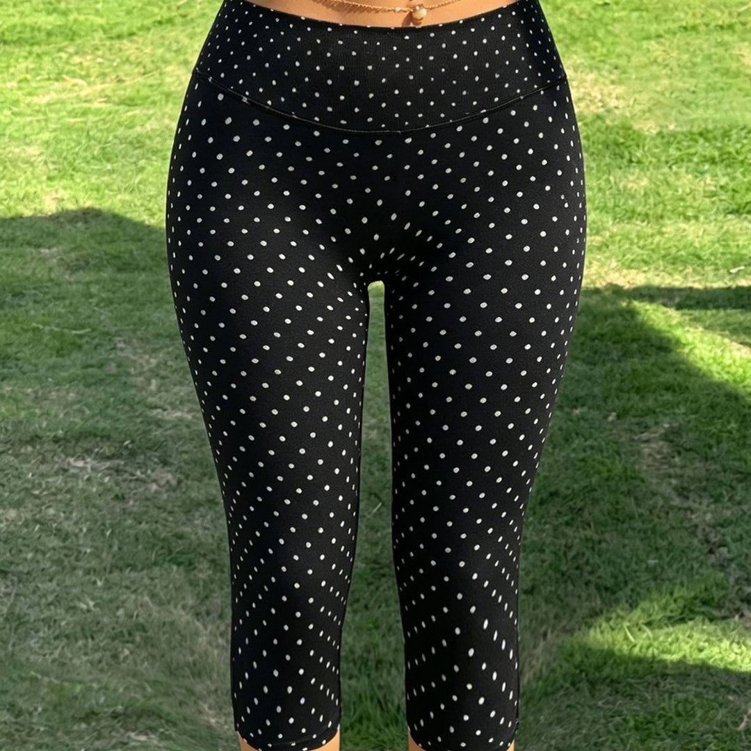 Damen Sportliche 3/4-Leggings mit Y-förmigen Nähten und Anti-Cellulite-Effekt Drune