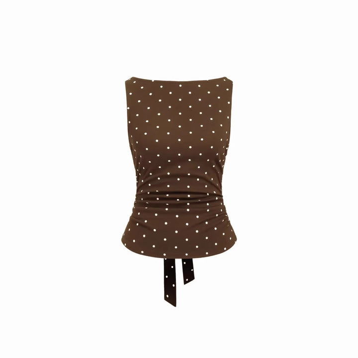 Damen Chic Rollkragen Top mit Raffung und Bindegürtel Drune