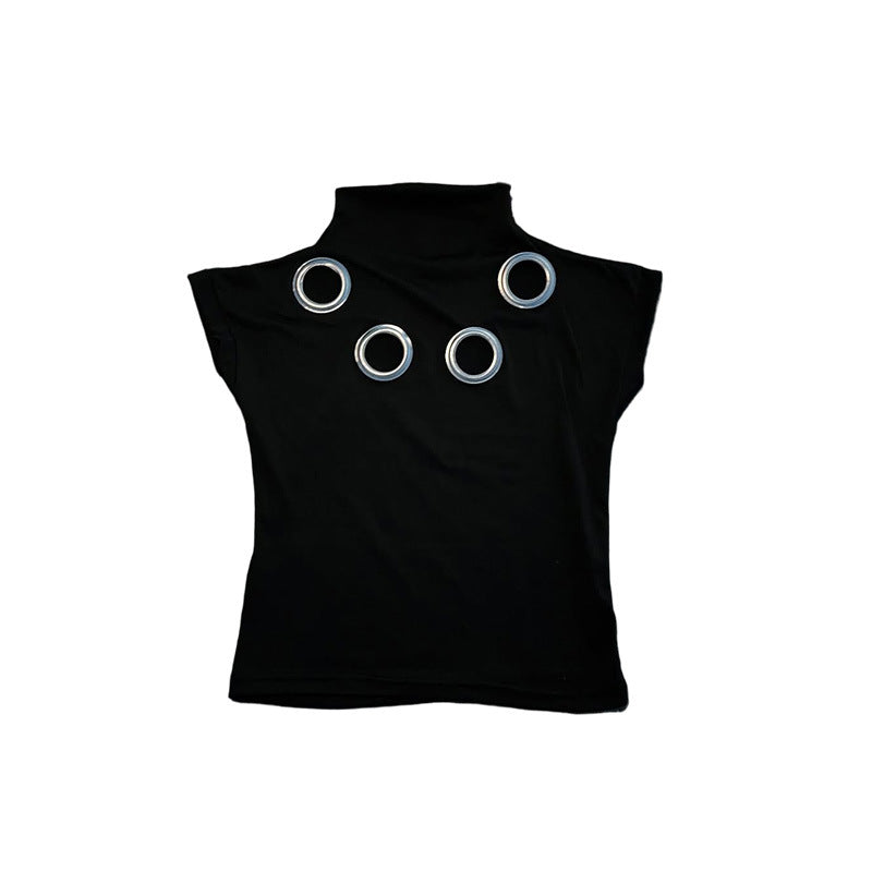 Damen T-Shirt mit einzigartigen Ösen Drune