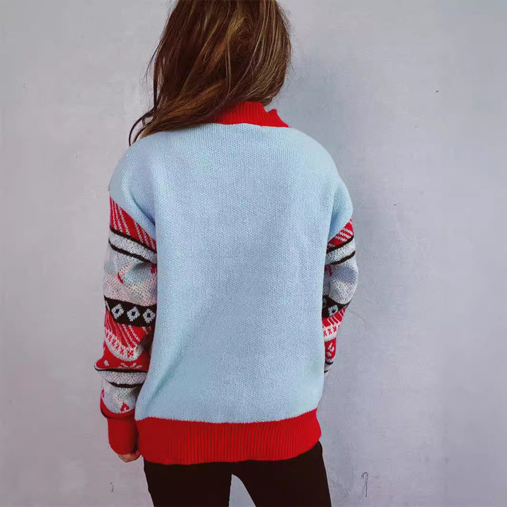 Damen Weihnachts-Pullover mit festlichem Motiv und hochwertigen Materialien Drune