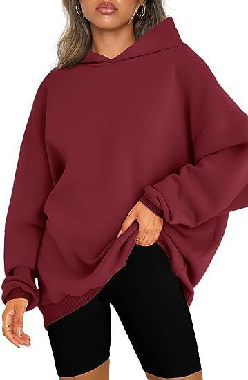 Damen Oversized Kapuzenpullover Drune