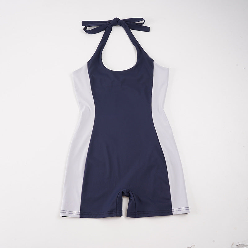 Damen Sportlicher Schwimmanzug mit elegantem Halterdesign Drune