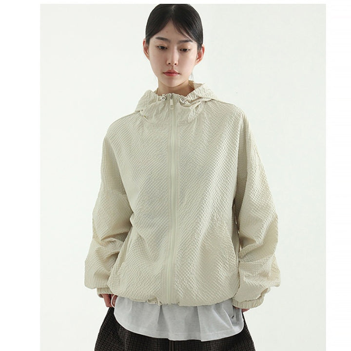 Damen atmungsaktive Windjacke mit elastischen Bündchen Drune