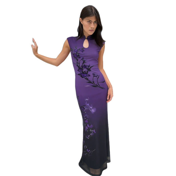 Damen Maxikleid mit elegantem, floralem Design Drune