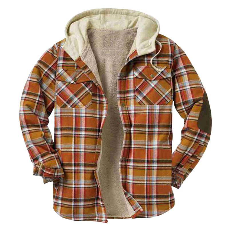 Herren Flanelljacke mit weichem Innenfutter und praktischen Brusttaschen Drune