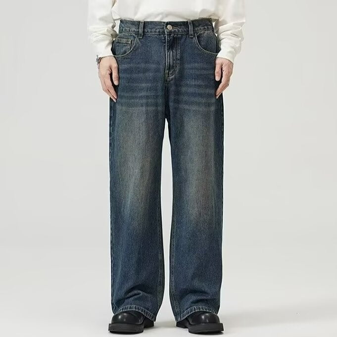 Damen Weite Denim-Jeans Drune
