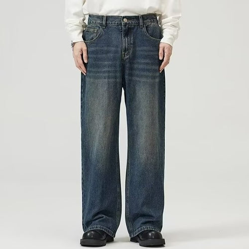 Damen Weite Denim-Jeans Drune