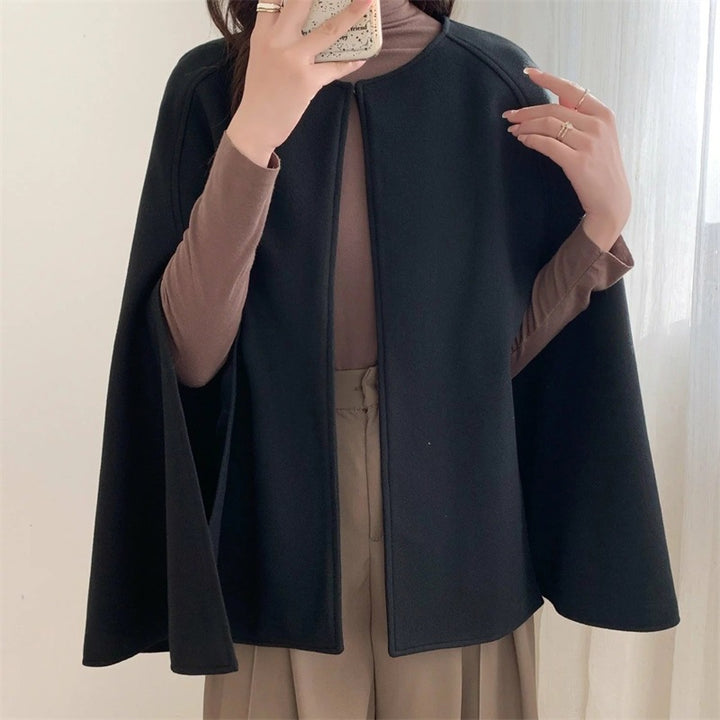 Damen elegante Umhangjacke Drune