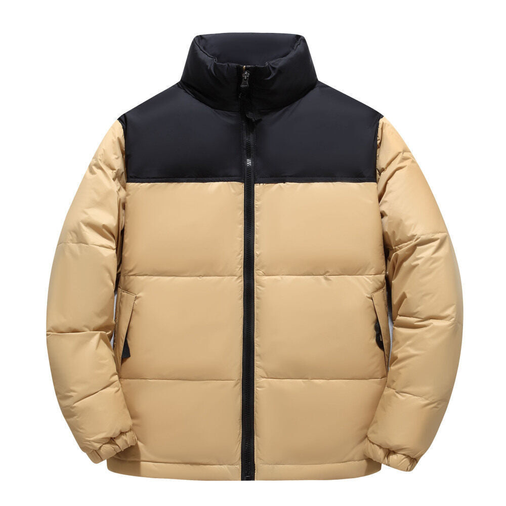 Herren modische und funktionale Steppjacke mit hohem Kragen Drune